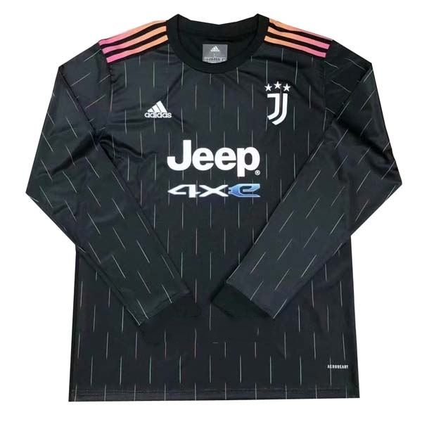 2ª Equipación Replica Camiseta Juventus ML 2021-2022 Negro